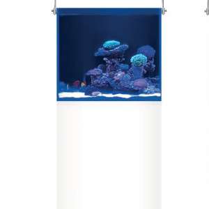 L'AQUARIUM 250 MARIN D'AQUARIUM SYSTEMS + MEUBLE BLANC
