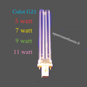 AMPOULE UV 7W de rechange Philips